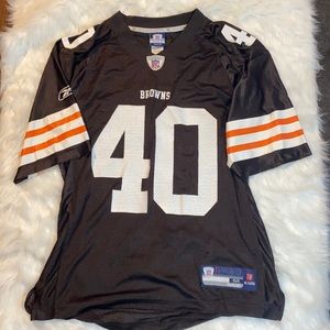 Reebok Peyton Hillis Cleveland Brown Jersey-M